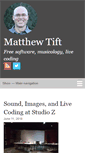 Mobile Screenshot of matthewtift.com